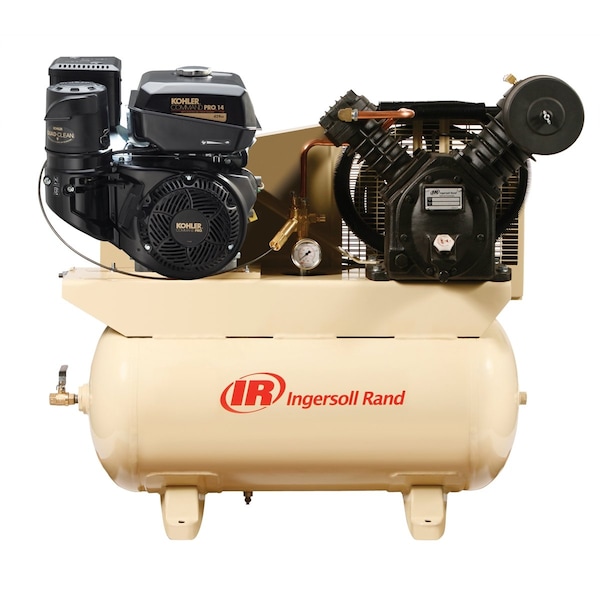 14 HP Gas Drive Air Compressor - Kohler Engine